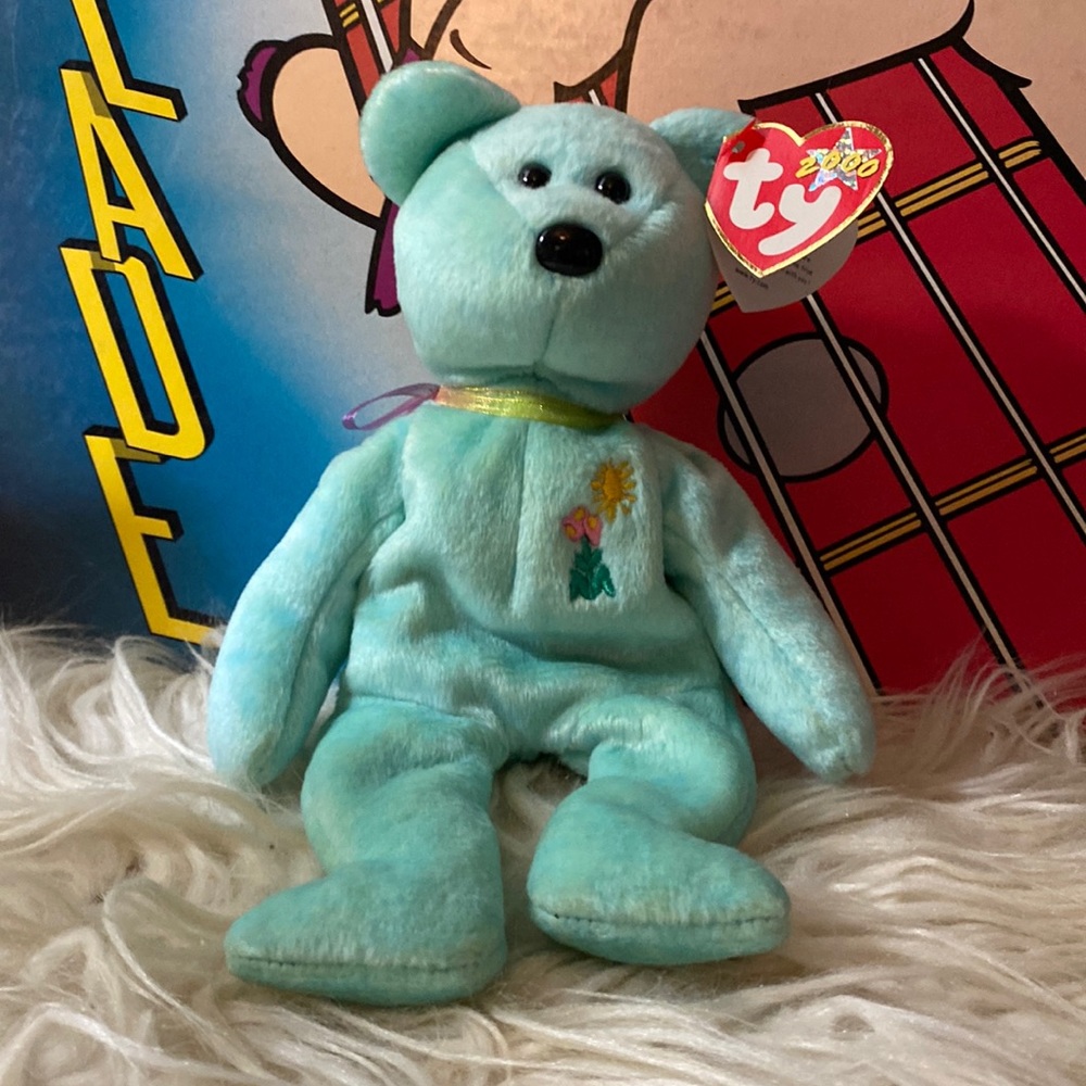 Ty Beanie Baby ARIEL 2000 Plush Bear In Memory MUST BE BUNDLED WITH 3 ITEMS